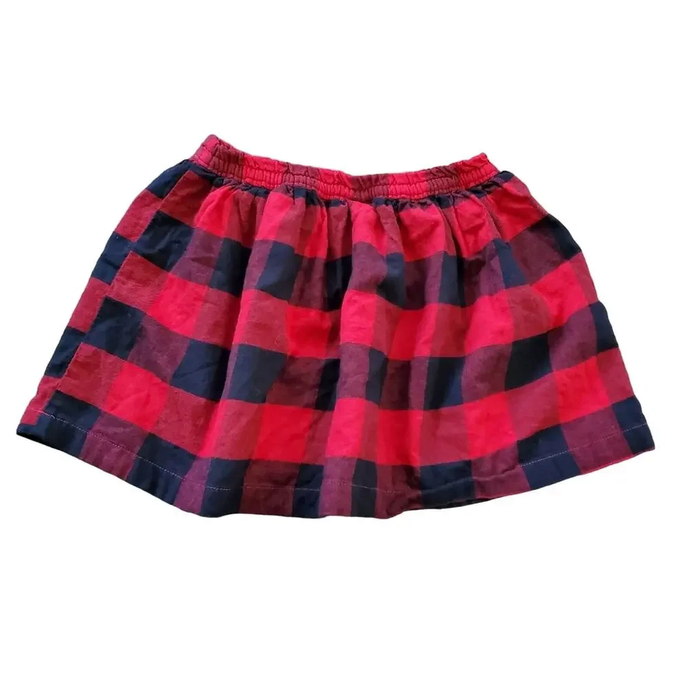 Carter's | Girl's Buffalo Check Plaid Flannel Skirt